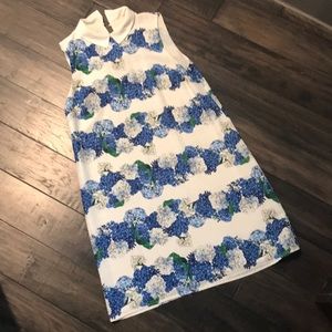 Hydrangea print shift dress - CeCe - 6